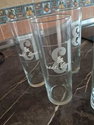 Juego 6 Vasos Tubo J&B