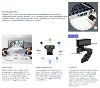 WebCam 2K 1400p con Micrófono · Nueva a estrenar