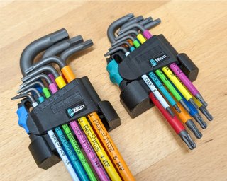 2 Soportes para llaves Wera Hex-plus o Torx Alan