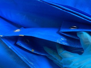 Telo impermeabile Euroblu 3x4M in polietilene nuov