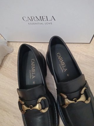 Mocasines Carmela Negros Mujer Talla 36