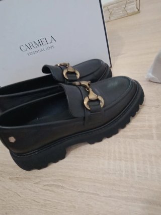Mocasines Carmela Negros Mujer Talla 36