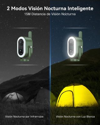 Cámara Seguridad 4G Exterior Xega Magnética 2K