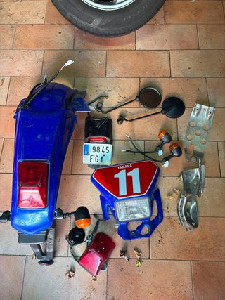 Yamaha WR450F del año 2006. (Chasis de hierro)