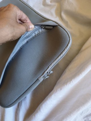 Funda portátil neopreno gris Aerius 35x25cm