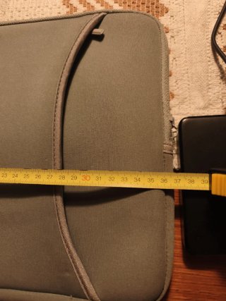 Funda portátil neopreno gris Aerius 35x25cm