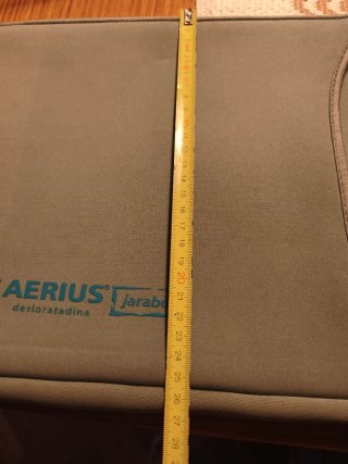 Funda portátil neopreno gris Aerius 35x25cm