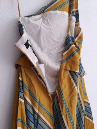 Vestido midi rayas Zara Asimétrico Talla XS