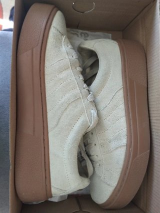 Zapatillas Zara Mujer Plataforma Beige
