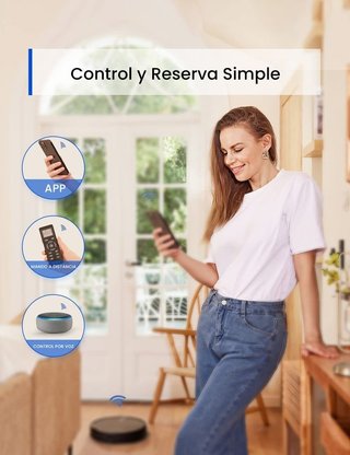 Robot Aspirador Alexa/Google Fregadora · NUEVO