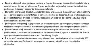 Robot Aspirador Alexa/Google Fregadora · NUEVO