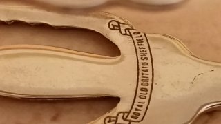 Pinza vintage placcato argento