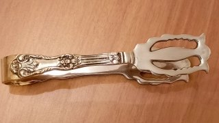 Pinza vintage placcato argento