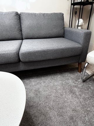 Sofá Chaiselongue Gris Recto Grande 2,7O de ancho,
