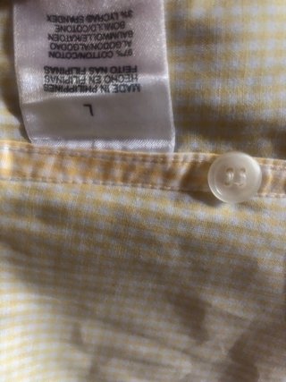 Camisa cuadros algodón elástico Talla L