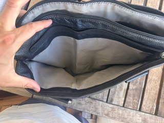 Maletín de cuero auténtico para portátil