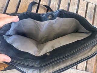 Maletín de cuero auténtico para portátil