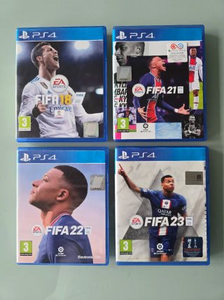 Lote 4 Videojuegos FIFA PS4