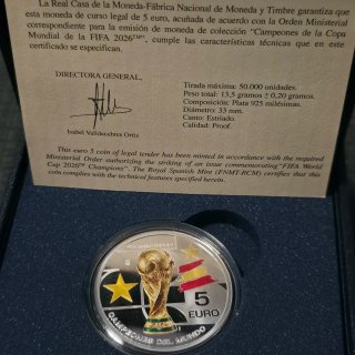 Moneda Campeones del Mundo FIFA