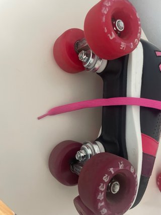 Patines en línea rosas y morados
