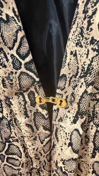 Blazer estampado serpiente mujer
