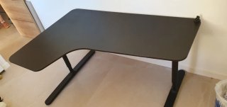 Escritorio de oficina/estudio negro