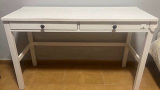 Escritorio blanco de madera Ikea