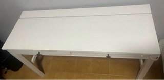Escritorio blanco de madera Ikea