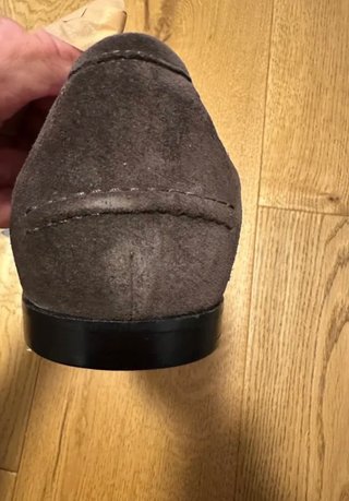 Mocassini Gucci Uomo Pelle Scamosciata Marrone 41