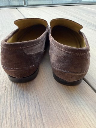 Mocassini Gucci Uomo Pelle Scamosciata Marrone 41