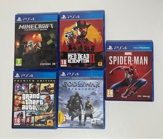 PS4 Slim 500GB + Mando + Juegos