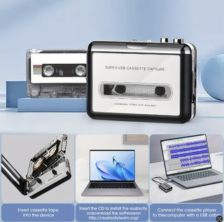 Reproductor Casetes HOTU a MP3 USB