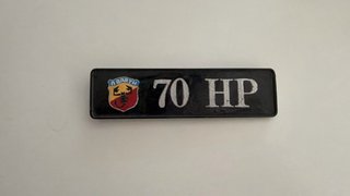 Emblema Abarth 70 HP Autbianchi A112