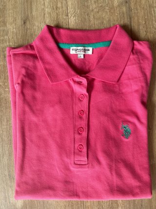 Camisa Polo U.S. Polo Assn. Rosa Talla L