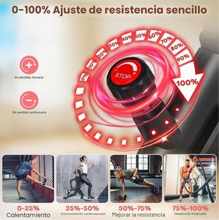 Bicicleta Estática Indoor Bluetooth · Nueva