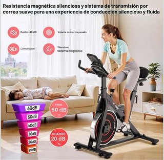 Bicicleta Estática Indoor Bluetooth · Nueva