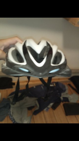 Casco de bicicleta blanco