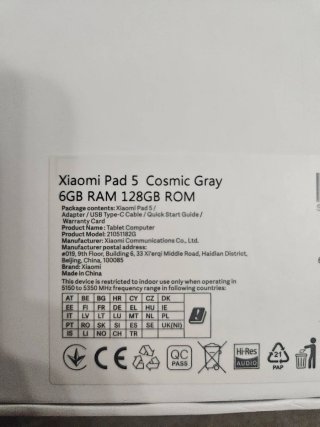 Xiaomi Pad 5 + Xiaomi Pen