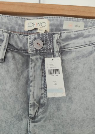Pantalones chinos grises Anthropologie