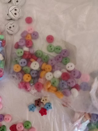 20 Mini Botones Decorativos 5mm