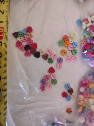 20 Mini Botones Decorativos 5mm