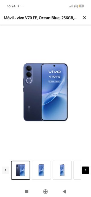 Vivo V70 FE Azul 256GB
