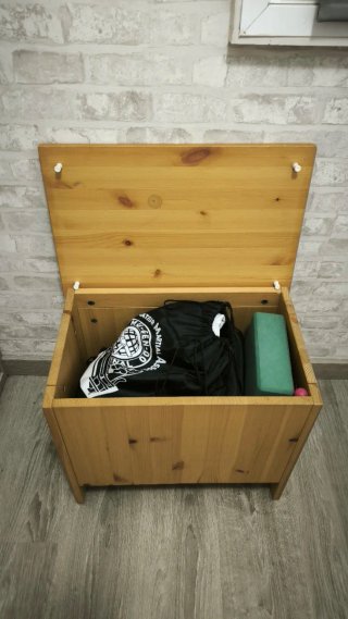 Banc de fusta IKEA / Banco de madera