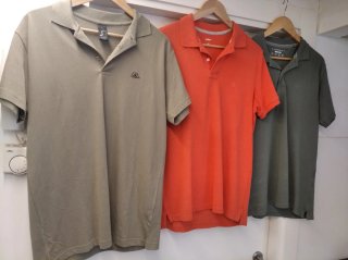 Lote 3 polos talla L