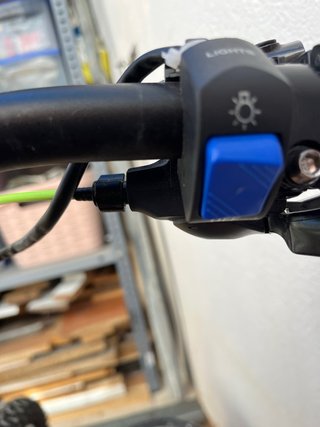 Faro LED moto/ bici con aro led blanco