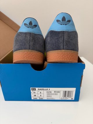 Adidas Gazelle Jr Azul y Amarillo