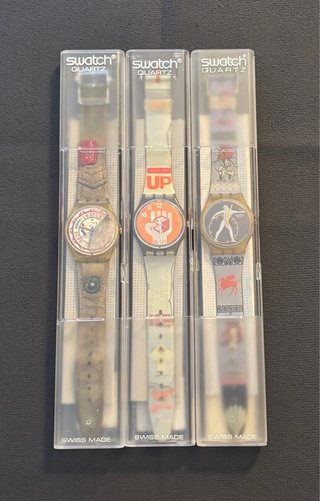 3 Orologi Swatch con imballi originali