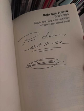 Alice Kellen-Deja que ocurra (Edición Lim. Firmada