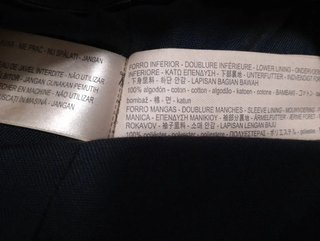 Cazadora Piel Ovina Massimo Dutti Negra Talla M