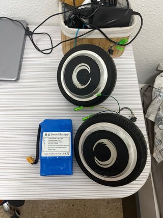 2 Motores y 1 Batería Hoverboard 36v